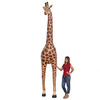 Gigantic Giraffe Emerging From the Wall Statue
