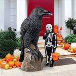Gigantic Gothic Raven Statue