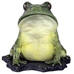 Gigantic Green Frog Statue