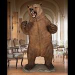 Gigantic Growling Grizzly Bear Statue - 7 Foot Tall!