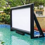 Gigantic Inflatable Floating Movie Projection Screen for the Pool