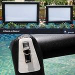 Gigantic Inflatable Floating Movie Projection Screen for the Pool