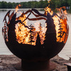 Gigantic Mountain Forest Fireball Fire Pit