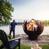 Gigantic Mountain Forest Fireball Fire Pit