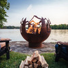Gigantic Mountain Forest Fireball Fire Pit