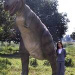 Gigantic Tyrannosaurus Rex Dinosaur Statue