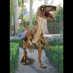 Gigantic Velociraptor Dinosaur Statue