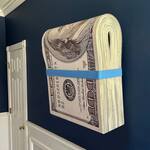 Gigantic Wad of Hundred Dollar Bills 3D Sculpture