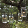 Glass Mason Jar Solar String Lights