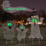 Glow-in-the-Dark Ghost Yard Stakes