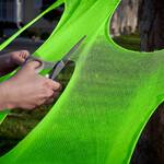 Glow-in-the-Dark Green Wicked Spider Webbing