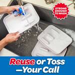 GoBig Red Party Hot Dog Plates with Dividers