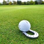 Good Luck Horseshoe Golf Ball Marker