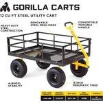 Gorilla Carts - Heavy-Duty 1,400 Pound Capacity Utility Cart