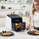 Gourmia Panorama Air Fryer - 3D Holographic Display and Panoramic View