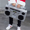 GPO Brooklyn - Portable 1980s Boombox w/ Cassette, CD, Radio, USB, and Bluetooth