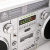 GPO Brooklyn - Portable 1980s Boombox w/ Cassette, CD, Radio, USB, and Bluetooth
