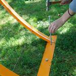 Gracie Modern Arbor - Giant Moon Gate Garden Arch Trellis
