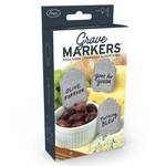 Grave Markers - Reusable Tombstone Food Signs