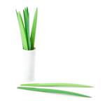 Green Bamboo Leaf Cocktail / Food Picks