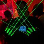 Green Laser Gloves