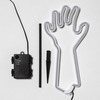 Green LED Neon Rope Zombie Hand Stake Light