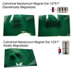 Green Magnetic Field Viewing Film