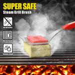 GrillArt Steam-Cleaning, Bristle-Free Grill Brush / Scraper Tool