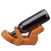 Guzzling Gingerbread Man Wine Bottle Holder