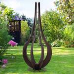 H Potter Sculptural Iron Trellis / Vertical Yard Art - 7 Foot Tall!