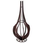 H Potter Sculptural Iron Trellis / Vertical Yard Art - 7 Foot Tall!