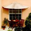 Half-Circle Umbrella, Table and Chairs