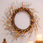 Halloween Candy Corn Wreath