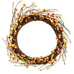 Halloween Candy Corn Wreath
