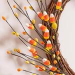 Halloween Candy Corn Wreath