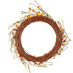 Halloween Candy Corn Wreath