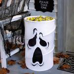 Halloween Candy Serving Barrels - Pumpkin or Ghost