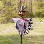 Halloween Jack O' Lantern Scarecrow Ground Stake