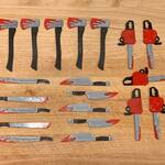 Halloween Party Bloody Murder Weapon Food Picks
