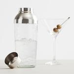 Hammered Glass Cocktail Shaker