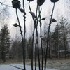 Hand-Forged Steel Roses