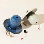 Handcrafted Ceramic Hummingbird Feeders