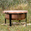 Handcrafted Copper Fire Pit / Grill / Table