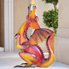 Handcrafted Metal Dragon Torch