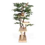 Handcrafted Natural Cat Treehouse