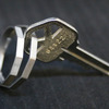 HandGrey KNOX - Lateral Split Titanium Key Ring