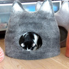 Handmade Cat Caves w/ Ears