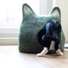 Handmade Cat Caves w/ Ears