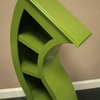 Handmade Curved Wooden Bookshelves