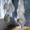 Hanging Cocooned Man and Spider Larva Balls